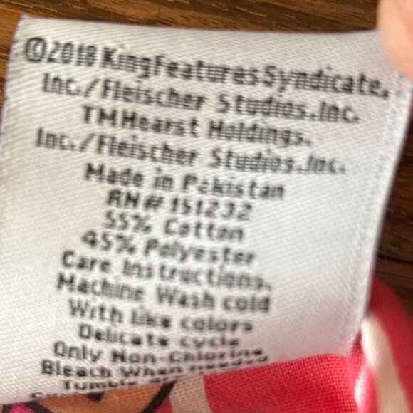 Betty Boop Valentine's Heart Print Scrub Top Size 3XL XXXL Medical Dental Vet - Picture 11 of 12